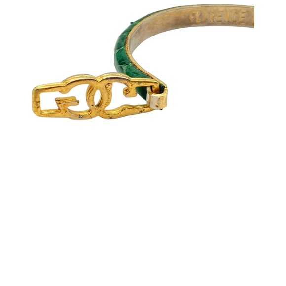 RARE Vintage 24K Gold Plated Gucci Italian Luxury Bracelet - Picture 4 of 7